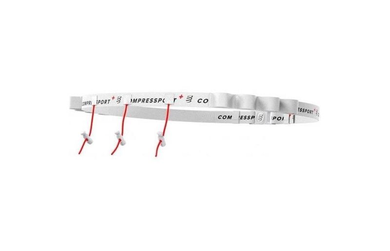 Compressport Race Belt White