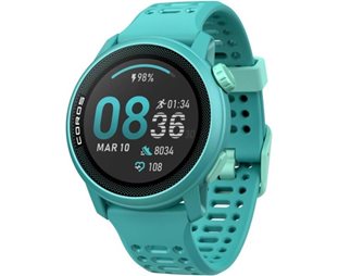 Urheilukello Coros Pace 3 Silicone Band, Teal
