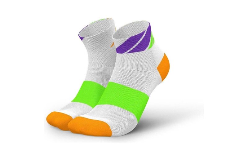 Incylence Running Ladders Short Socks Orange Green