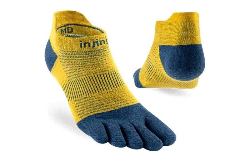 Injinji Run Light Weight No-show Royal Yellow