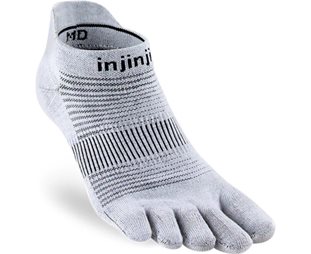 Injinji Run Original Weight No Show Gray