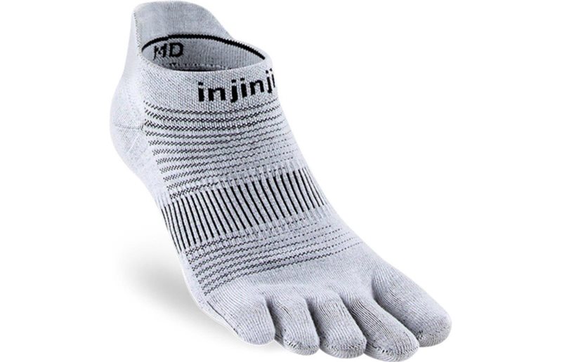 Injinji Run Original Weight No Show Gray