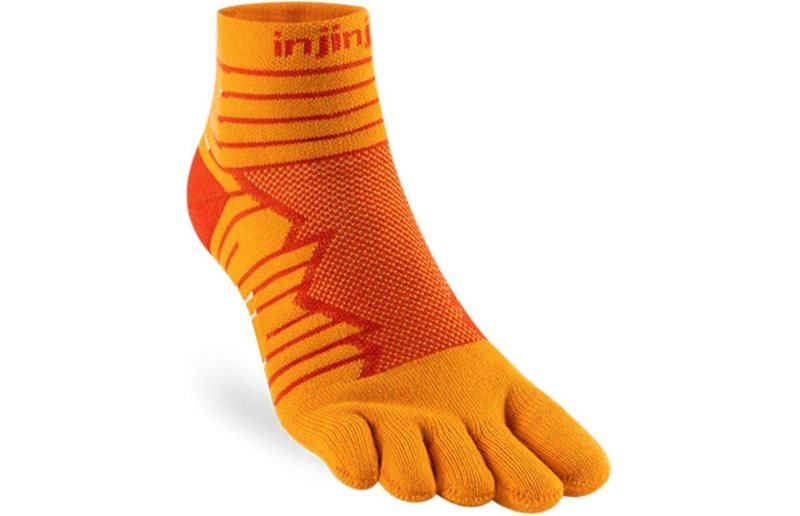 Injinji Run Technical Mini Crew Desert Orange