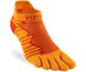 Injinji Ultra Run Mid Weight No-show Desert Orange