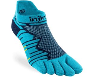 Injinji Ultra Run Mid Weight No-show Pacific Blue