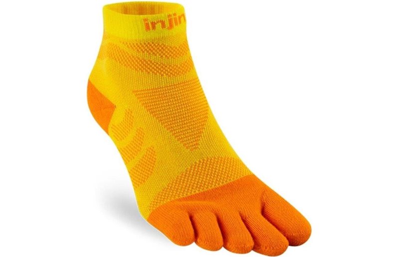 Injinji Ultra Run Midweight Mini Crew W Sunflower
