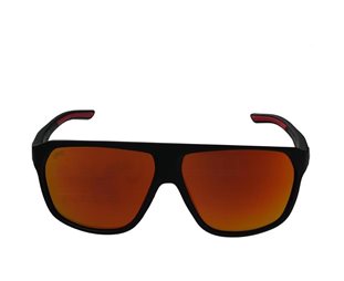 Lipati New York Nocturnal Shine Sunglasses Matt Black/Red