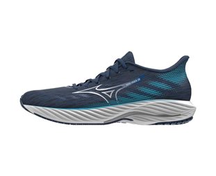 Mizuno Wave Rider 28 herr Estate Blue/White/River Blue