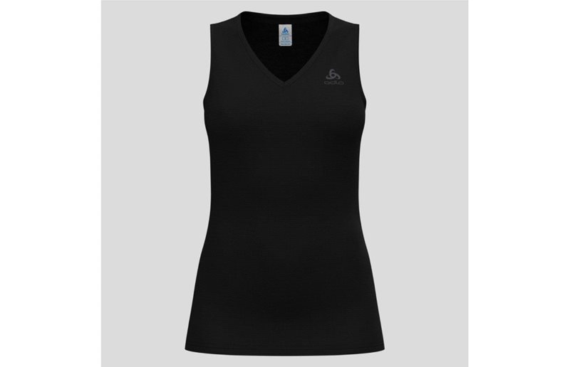 Odlo Active F-Dry Light Eco BL Top V-Neck Singlet W Black