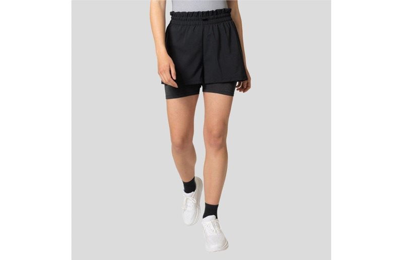 Odlo Essential 365 5 Inch 2-In-1 Short W Black