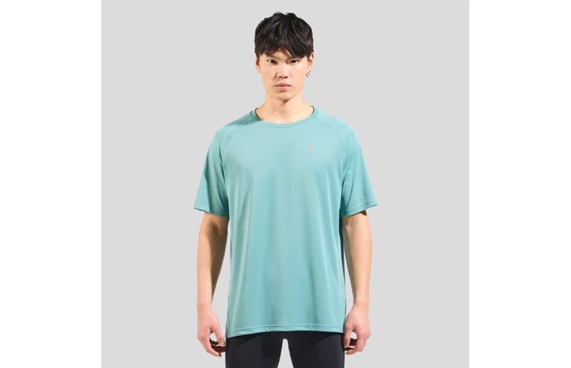 Odlo Essential Print T-Shirt Crew Neck M Arctic