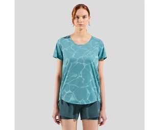 Odlo Zeroweight Chill-Tec Print T-Shirt Crew Neck W