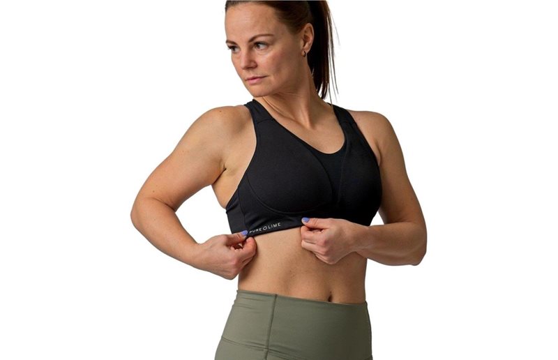 PureLime Padded Sports Bra dam