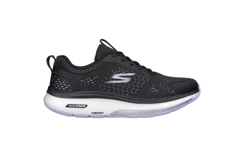Skechers Naisten juoksukengät Go Walk Workout Walker Arch Fit W Black Lavender