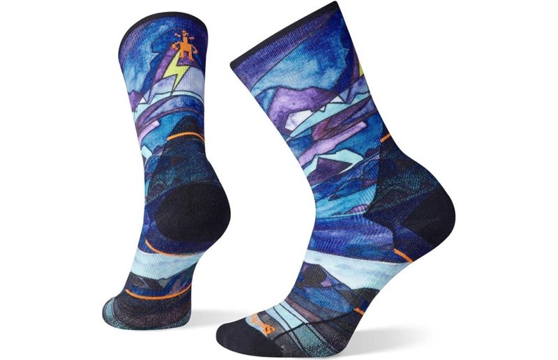 Smartwool Athlete Edition Run Print Crew Socks dam