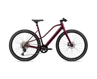 Orbea Elcykel Hybrid Vibe Mid H10 Metallic Burgundy Red Gloss (METALLIC BURGUNDY RED GLOSS/L)