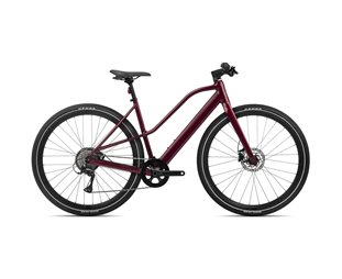 Orbea Elcykel Hybrid Vibe Mid H30 Metallic Burgundy Red Gloss (METALLIC BURGUNDY RED GLOSS/L)