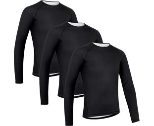 GripGrab RIDE Thermal Pitkähihainen aluskerrasto 3-Pack Black