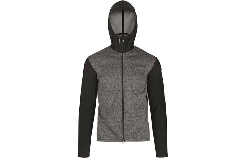 Assos Naisten pyöräilytakki Trail Kevät/Syksy Hoodie musta