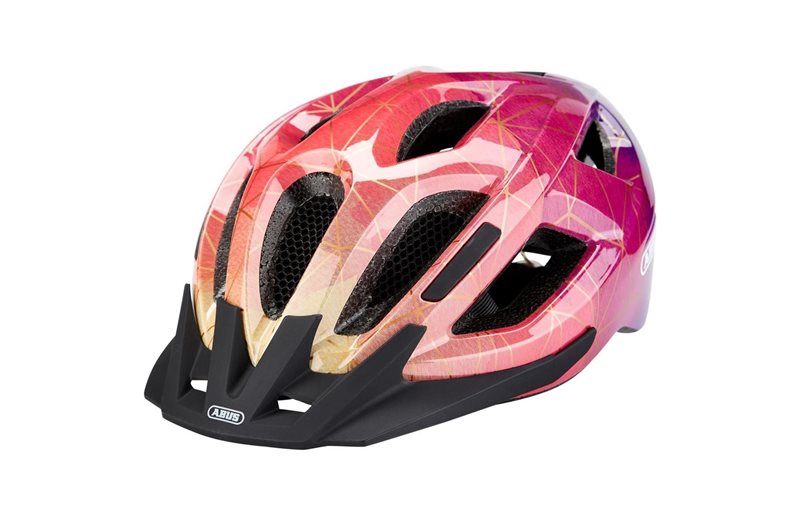 Pyöräilykypärä ABUS Aduro 2.0 Helmet Cream Flower