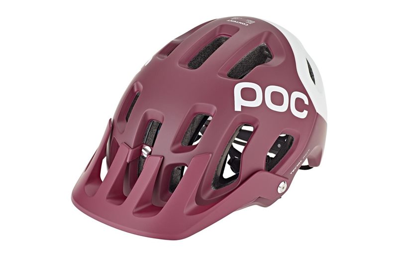 POC Tectal Race Spin Helmet Propylene Red/Hydrogen White Matt