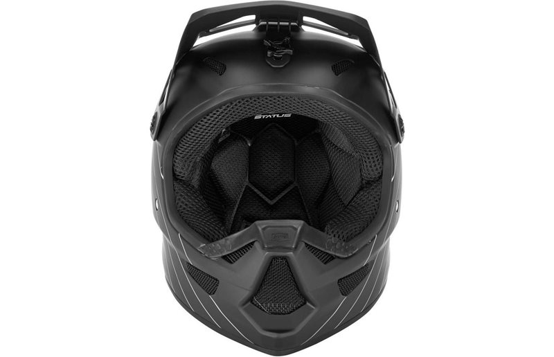 100% Status Helmet Black