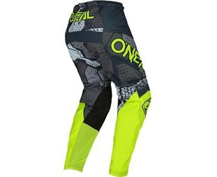 O'Neal Element Pants Men Camo-Gray/Neon Yellow