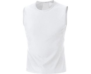 GOREWEAR M Base Layer Sleeveless Shirt White