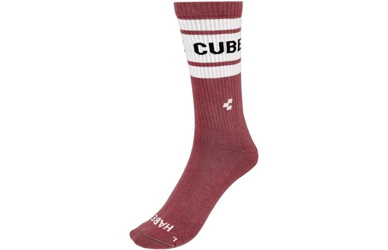 Cube After Race High Cut Socks Light Red