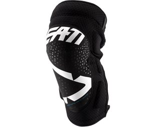 Leatt 3DF 5.0 Zip Knee Guards White/Black