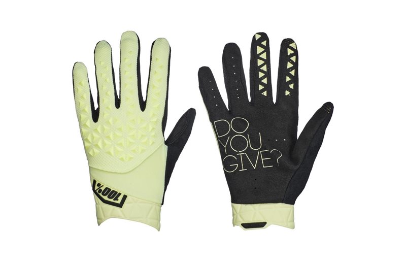 100% Geomatic Gloves Yellow/Black