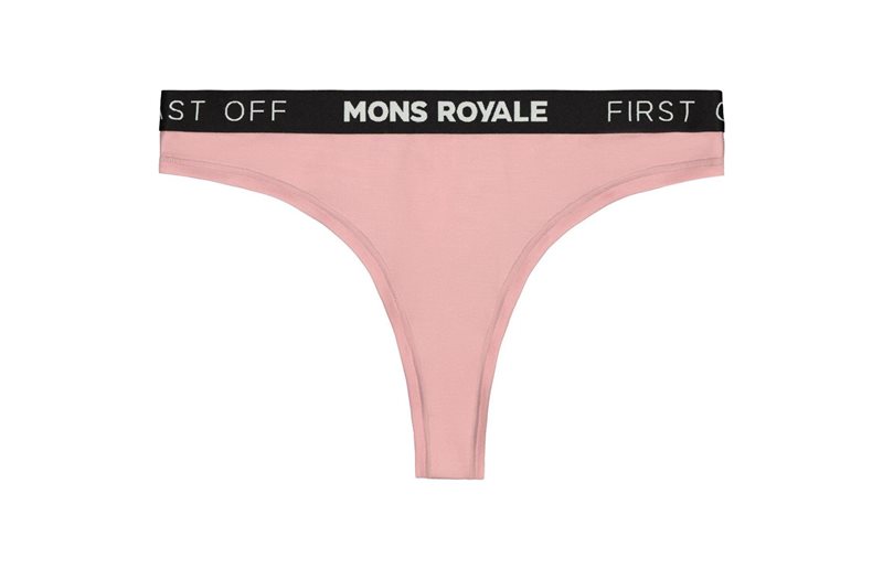 Mons Royale Merino Thong Women Candy