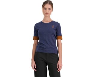 Mons Royale Cadence SS Shirt Women Midnight Terrazzo