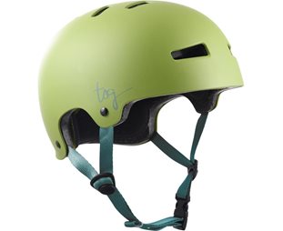 Pyöräilykypärä TSG Evolution Solid Color Helmet Women Satin Calla Green