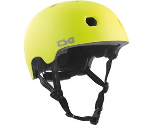 Pyöräilykypärä TSG Meta Solid Color Helmet Satin Acid Yellow