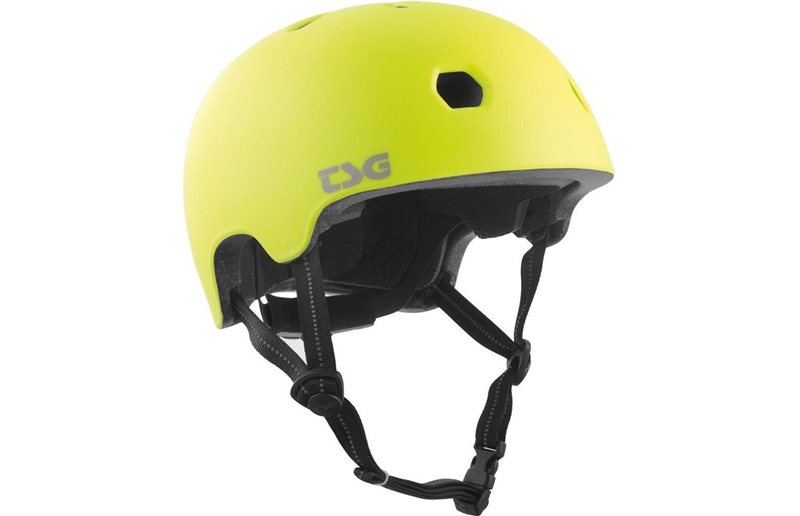 TSG Cykelhjälm Meta Solid Color Helmet Satin Acid Yellow