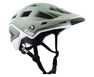 Pyöräilykypärä TSG Scope Solid Color Helmet Satin Green/White