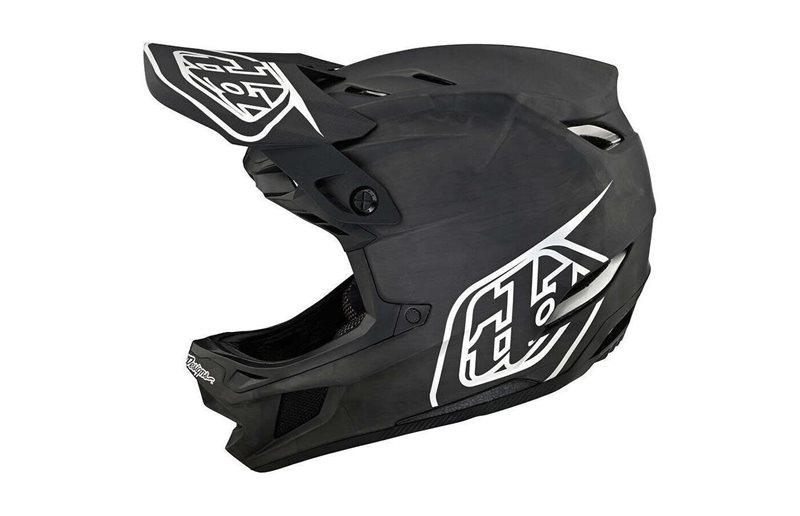 Troy Lee Designs D4 Carbon MIPS Helmet Stealth Black/Silver