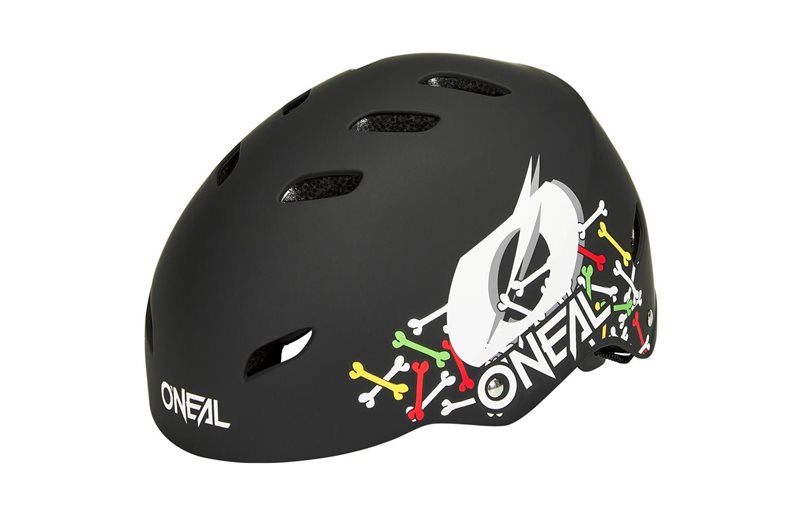 O'Neal Sykkelhjelm Dirt Lid Helmet Youth Skulls-Black/Multi