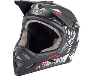 Full Face kypärä O'Neal Backflip Helmet Boom-Black/White