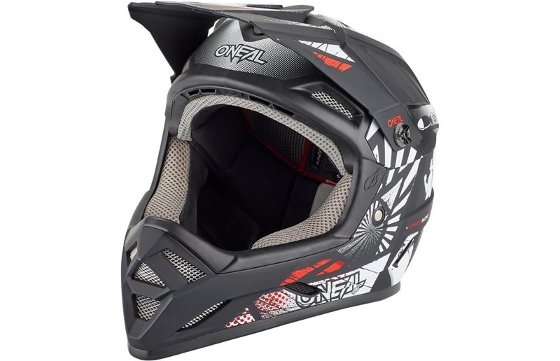 Full Face kypärä O'Neal Backflip Helmet Boom-Black/White