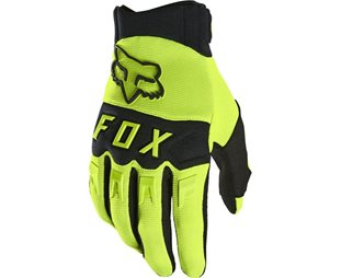 Fox Dirtpaw Gloves Men Fluorescent Yellow