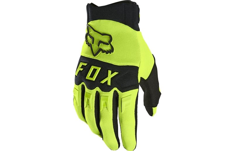 Fox Dirtpaw Gloves Men Fluorescent Yellow