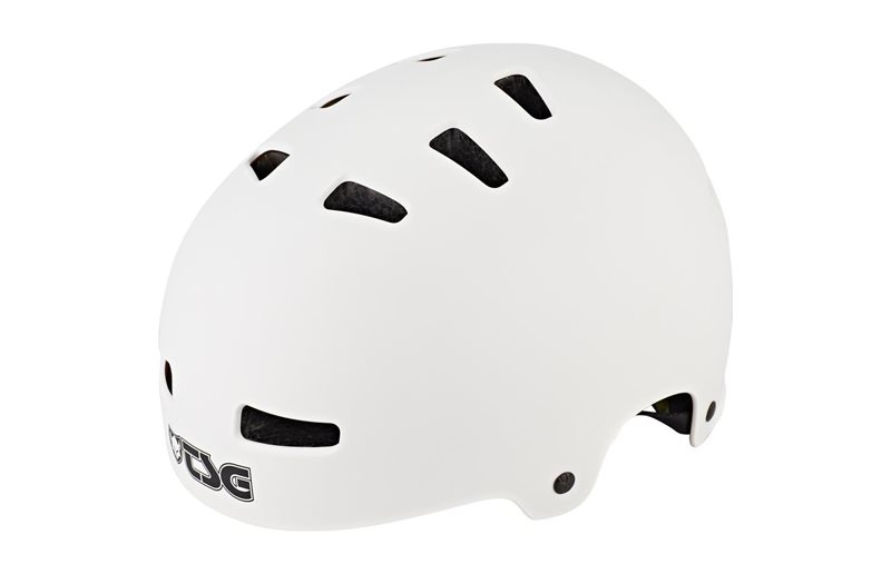 TSG Evolution Solid Color Helmet Satin White