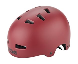 Pyöräilykypärä TSG Evolution Solid Color Helmet Satin Oxblood