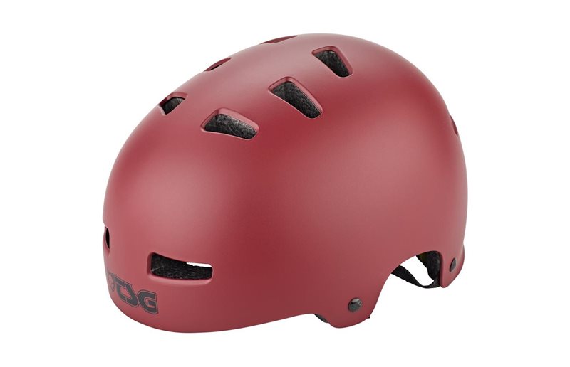 TSG Evolution Solid Color Helmet Satin Oxblood