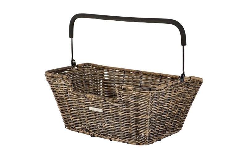 Basil Capri Rattan Look Front/Rear Wheel Basket