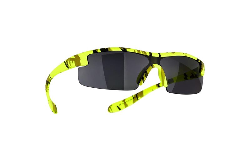 BBB Cycling Kids BSG-54 Sport Glasses Kids Camouflage/Matte Neon Yellow