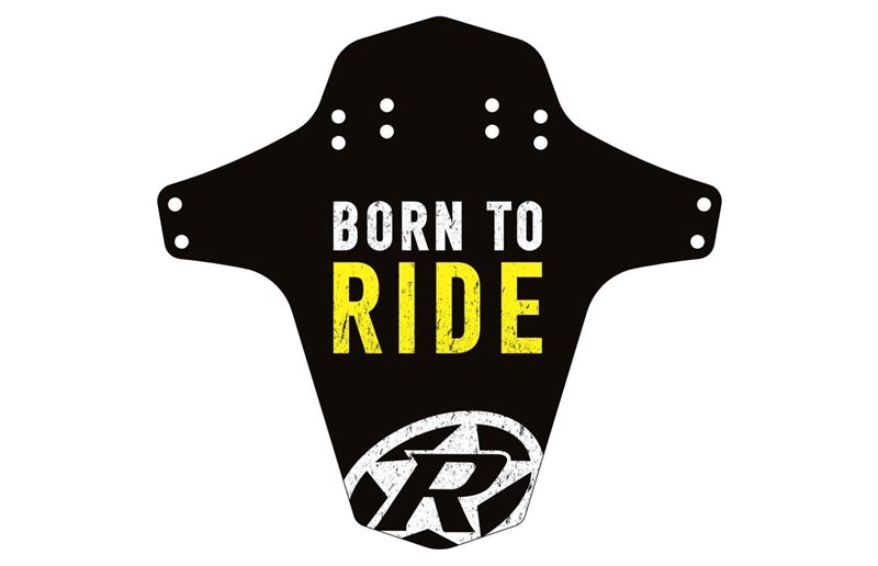 Reverse Born to Ride Mudguard Yellow