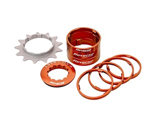 Takaratas-setti yksivaihteinen Reverse Single Speed Kit Orange 13T
